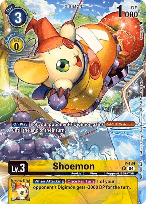 Shoemon (Digimon Liberator D-Storage Set) - Promo (P-134 P)