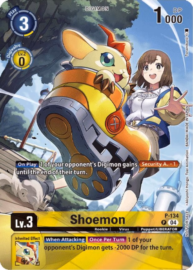 Shoemon (Digimon Liberator Promotion) (Textured) - Promo (P-134 P)
