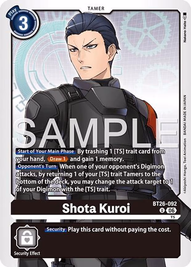 Shota Kuroi - Uncommon (BT26-092 U)