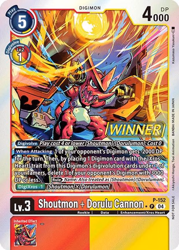 Shoutmon + Dorulu Cannon - Promo (P-152 P)