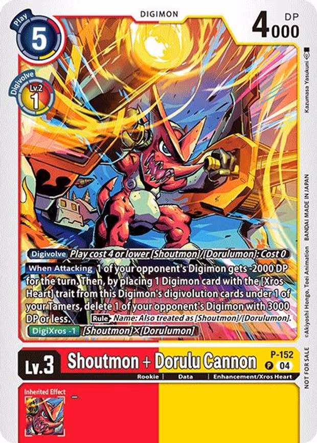 Shoutmon + Dorulu Cannon - Promo (P-152 P)