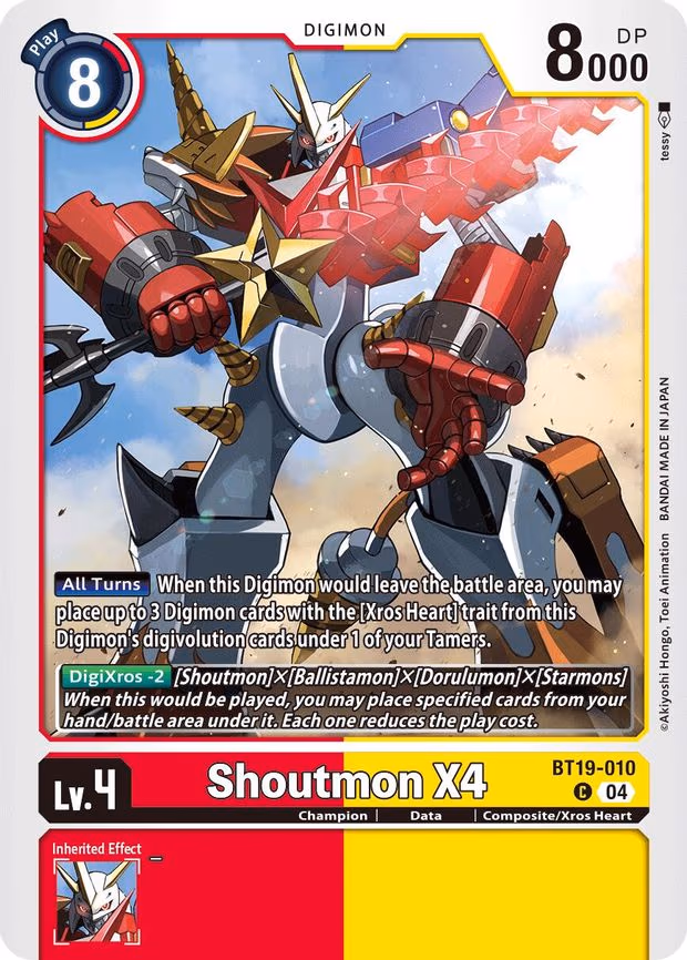 Shoutmon X4 - Common (BT19-010 C)