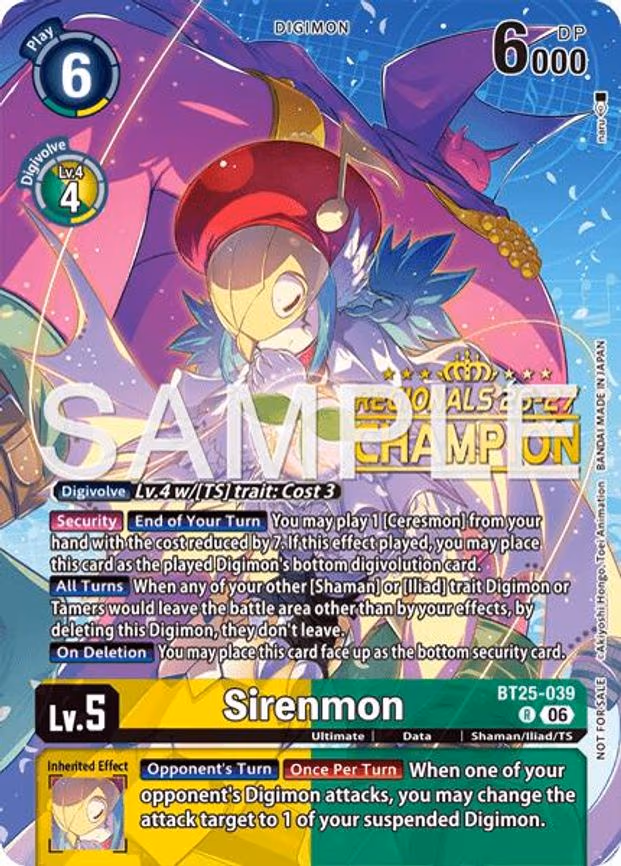 Sirenmon - Rare (BT25-039 R)