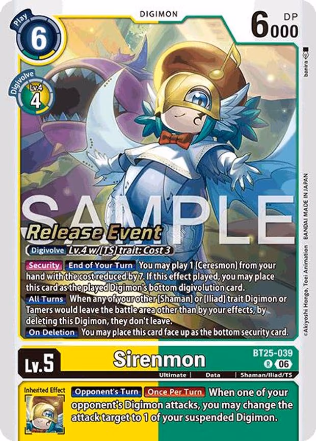 Sirenmon - Rare (BT25-039 R)