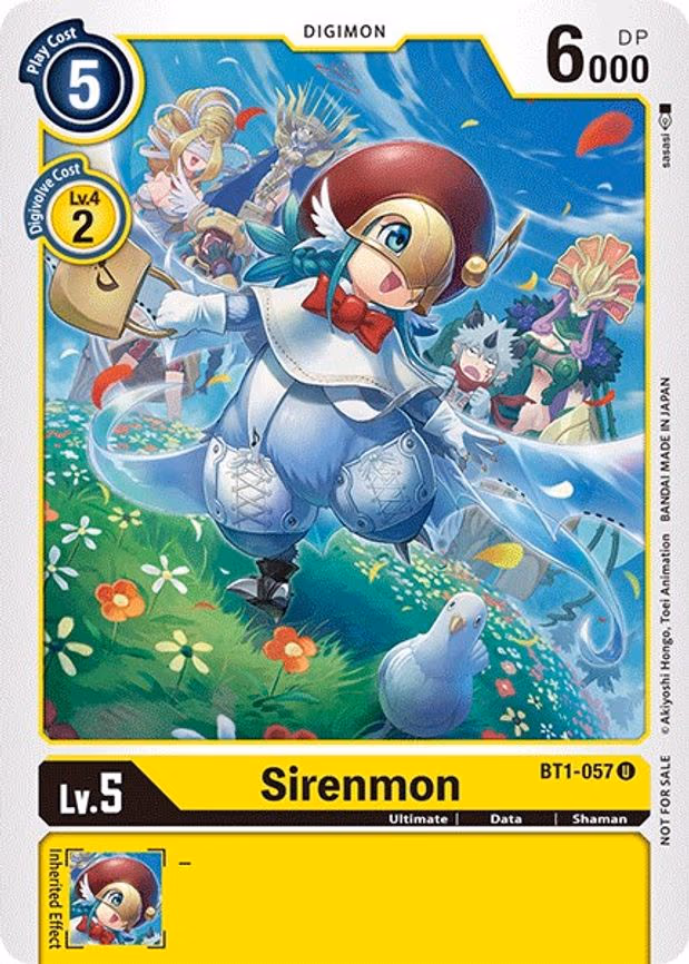Sirenmon (Winner Pack Double Diamond) - Uncommon (BT1-057 U)