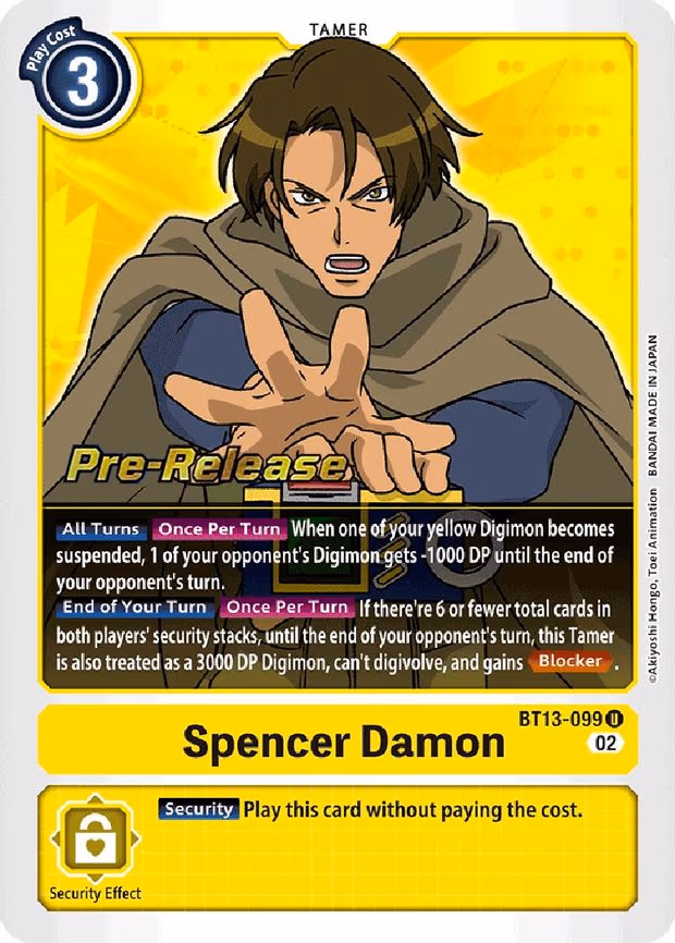 Spencer Damon - Uncommon (BT13-099 U)