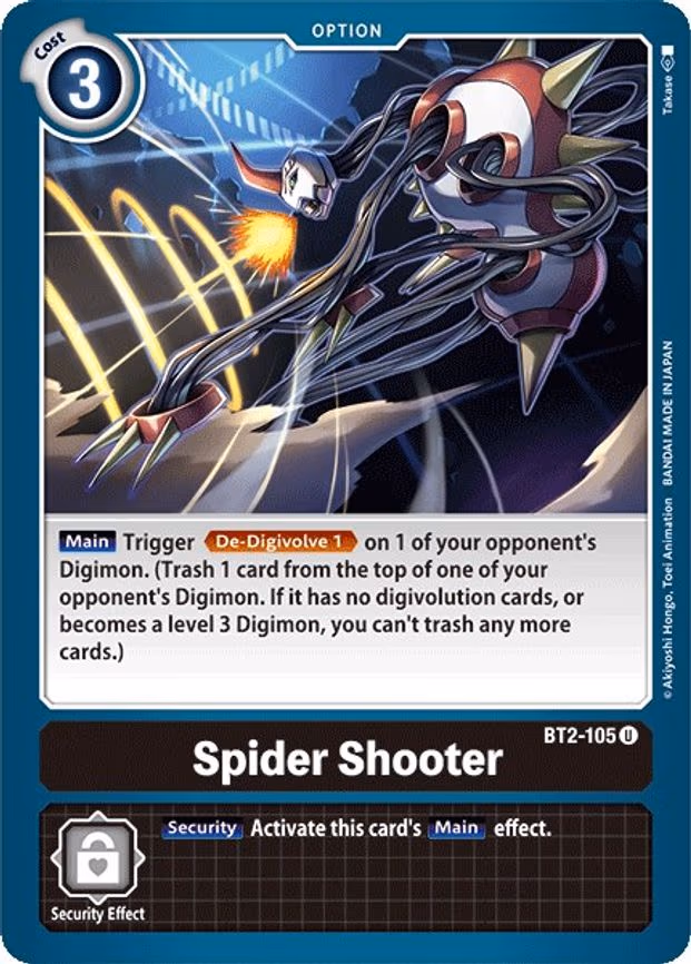 Spider Shooter - Uncommon (BT2-105 U)