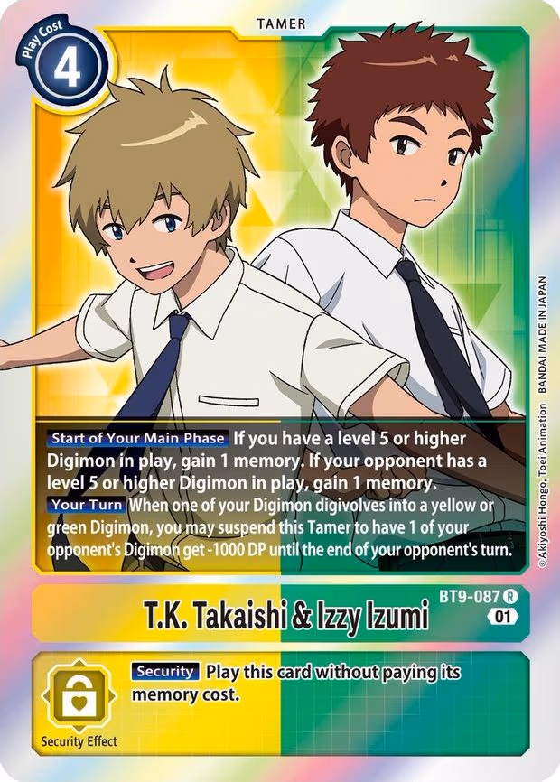 T.K. Takaishi & Izzy Izumi