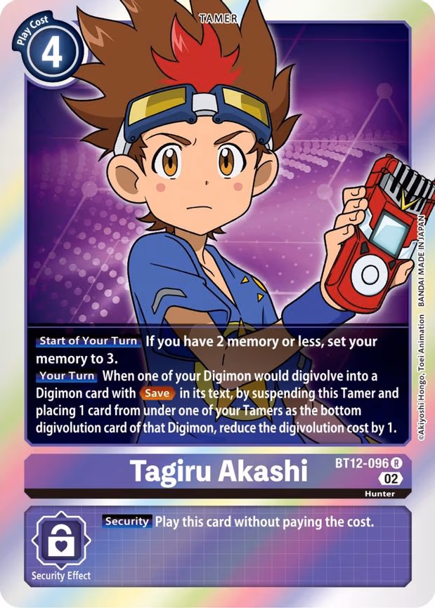 Tagiru Akashi - Rare (BT12-096 R)