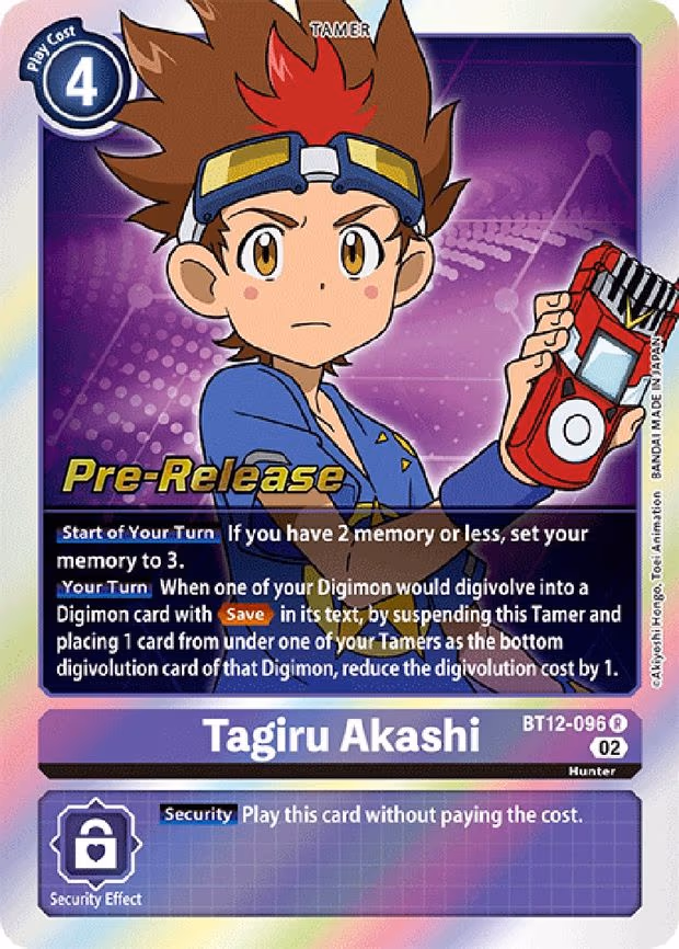 Tagiru Akashi - Rare (BT12-096 R)