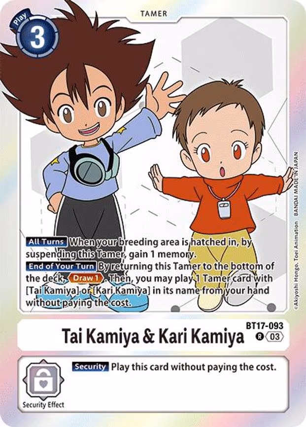 Tai Kamiya & Kari Kamiya