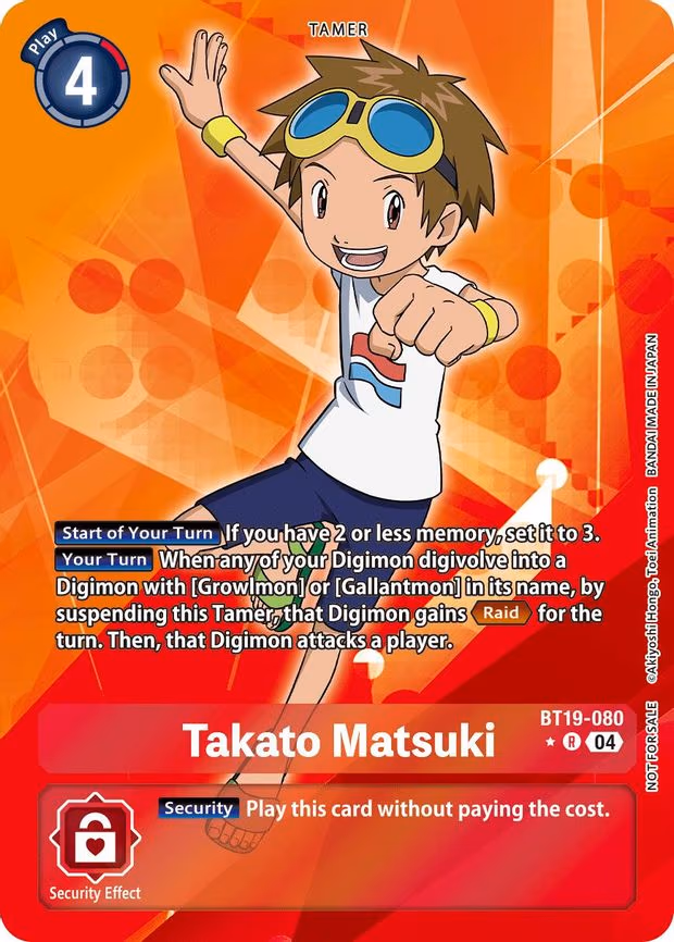 Takato Matsuki (Release Special Booster 2.5: Box Promotion Pack)