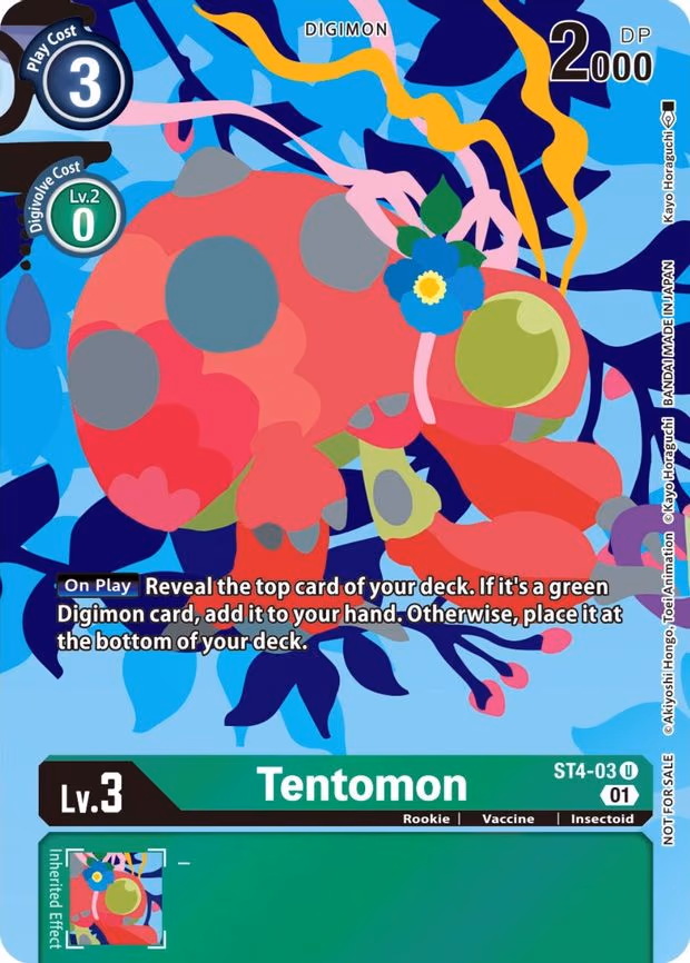 Tentomon (Tamer's Card Set 2 Floral Fun)