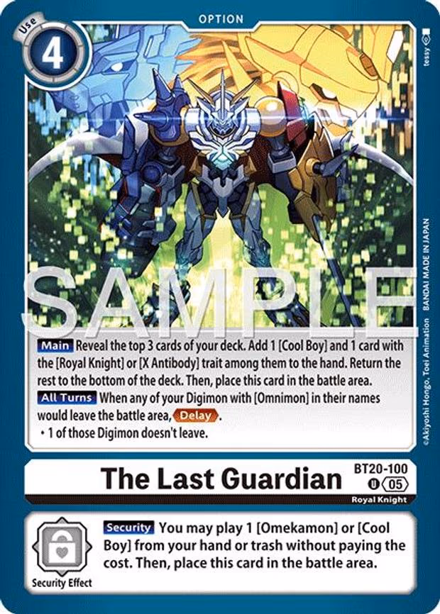 The Last Guardian (Reprint) - Uncommon (BT20-100 U)