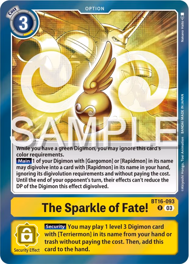 The Sparkle of Fate!