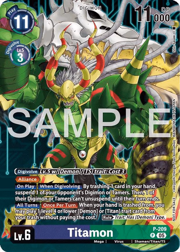 Titamon (Hacker's Slumber Box Promotion Pack) - Promo (P-209 P)