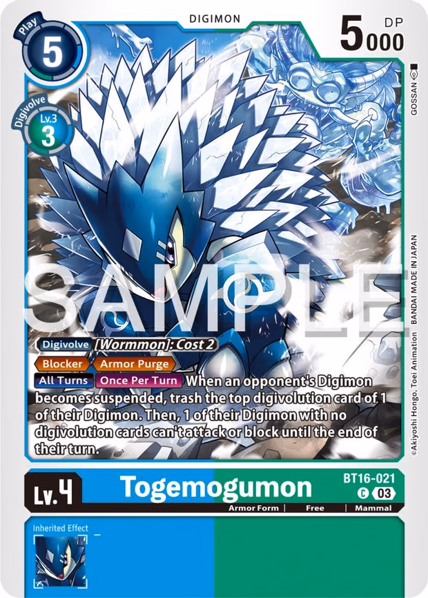 Togemogumon - Common (BT16-021 C)