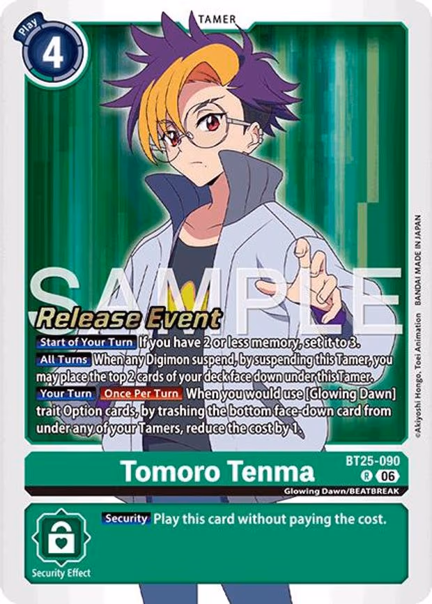 Tomoro Tenma - Rare (BT25-090 R)