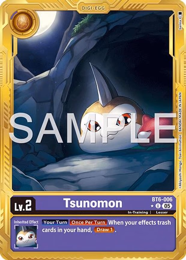 Tsunomon (Gold Border)