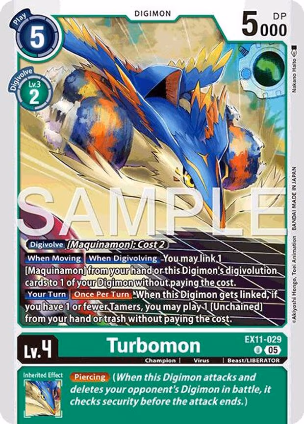 Turbomon - Uncommon (EX11-029 U)