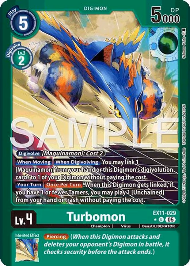 Turbomon - Uncommon (EX11-029 U)