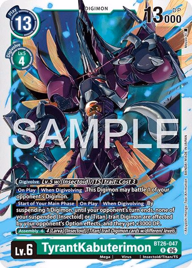 TyrantKabuterimon - Rare (BT26-047 R)