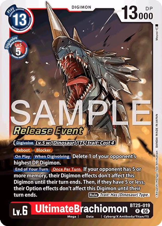 UltimateBrachiomon - Rare (BT25-019 R)