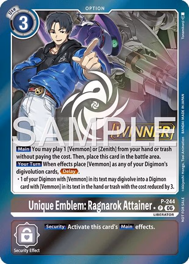 Unique Emblem: Ragnarok Attainer - Promo (P-244 P)