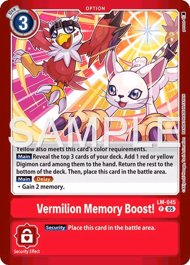 Vermillion Memory Boost! - Promo (LM-045 P)