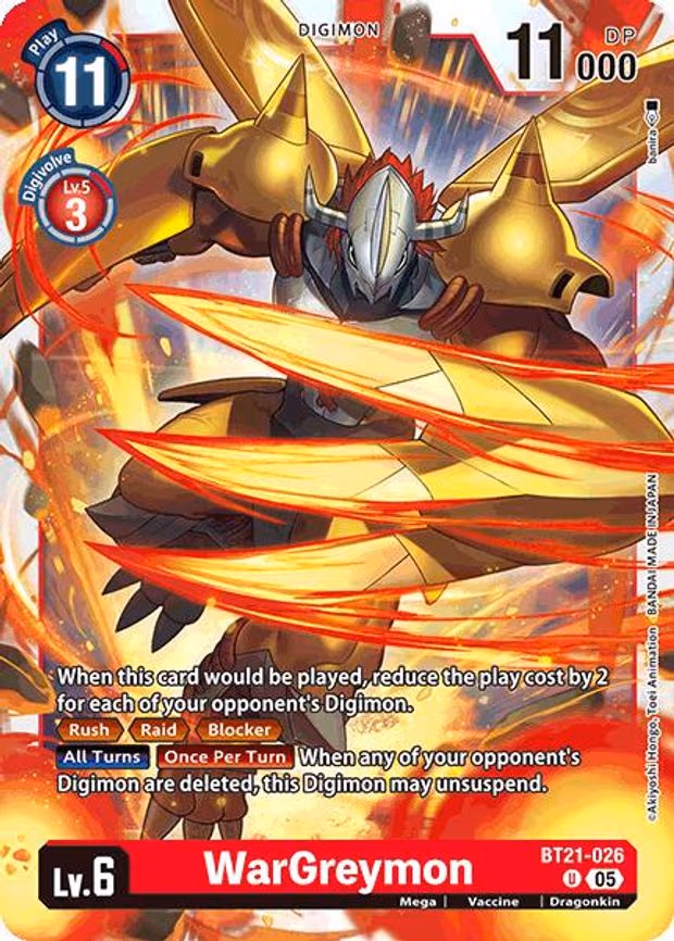 WarGreymon - Uncommon (BT21-026 U)
