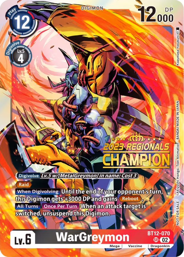 WarGreymon - Promo (BT12-070 SR)