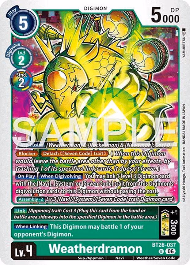 Weatherdramon - Uncommon (BT26-037 U)