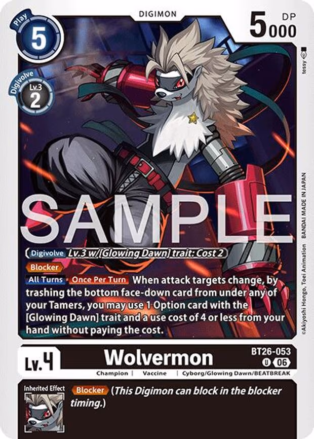 Wolvermon - Uncommon (BT26-053 U)