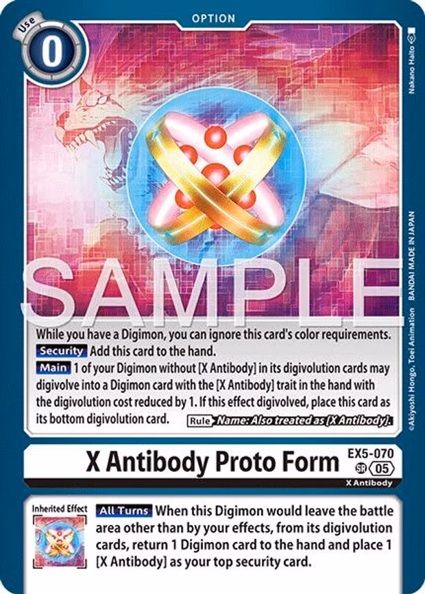 X Antibody Proto Form (Reprint)