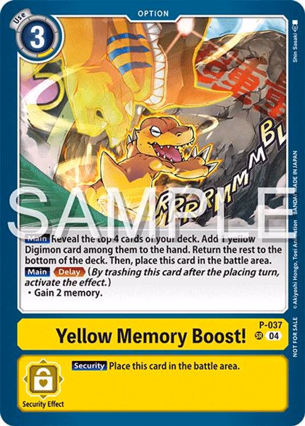 Yellow Memory Boost! (Time Stranger Demo Deck)
