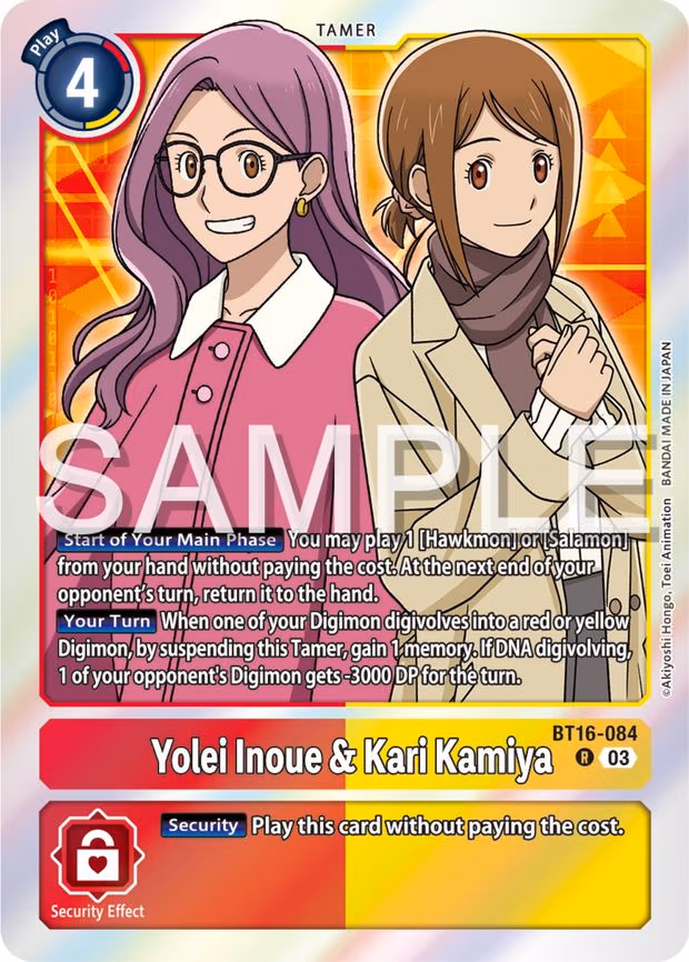 Yolei Inoue & Kari Kamiya - Rare (BT16-084 R)