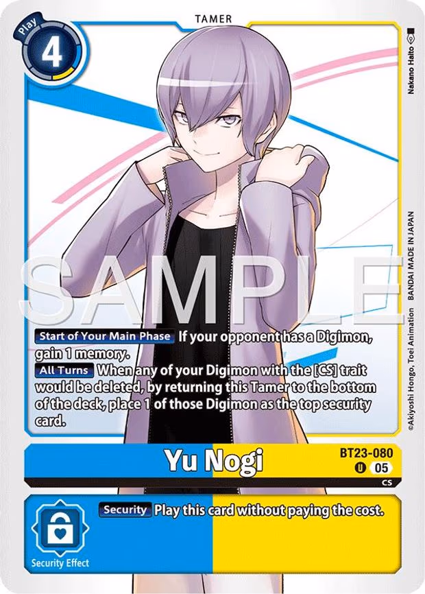 Yu Nogi - Uncommon (BT23-080 U)