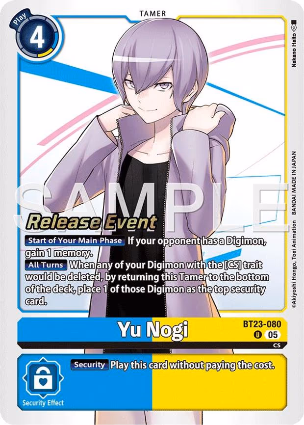 Yu Nogi - Uncommon (BT23-080 U)