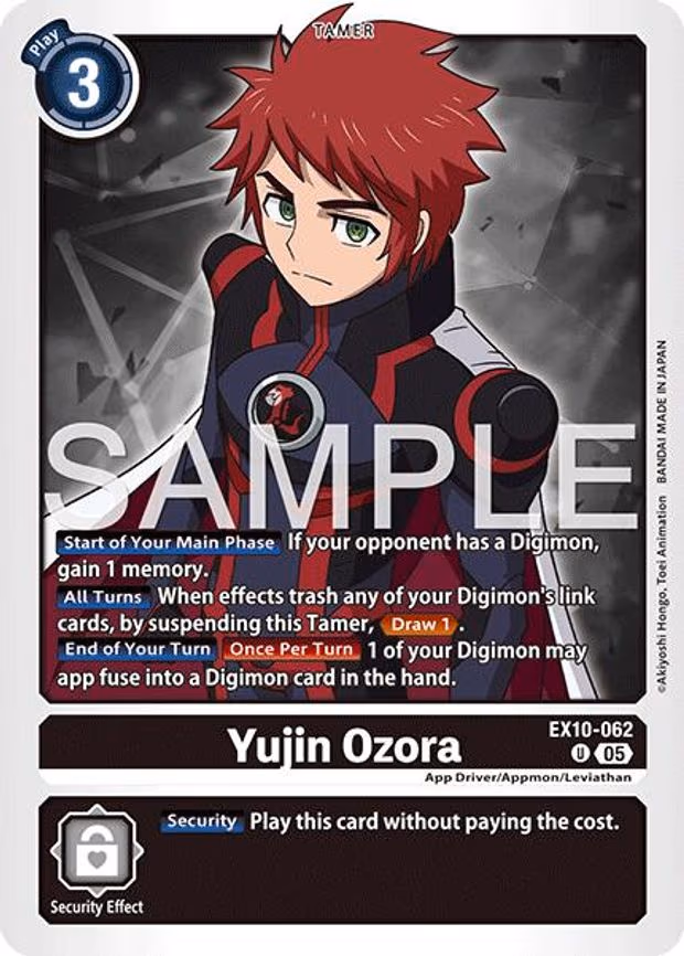 Yujin Ozora - Uncommon (EX10-062 U)