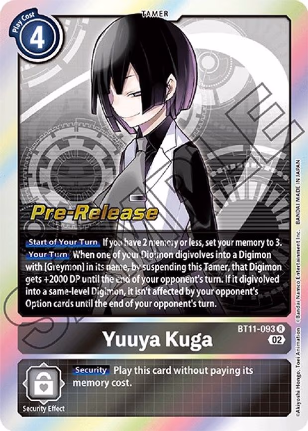 Yuuya Kuga - Rare (BT11-093 R)