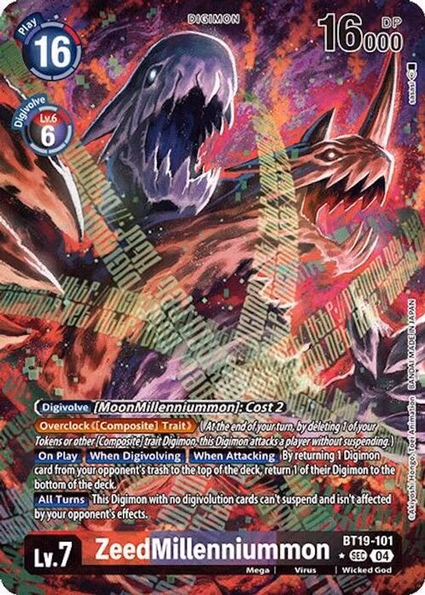 ZeedMillenniummon - Secret Rare (BT19-101 SEC)