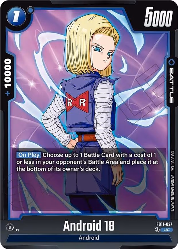 Android 18 - Uncommon (FB11-027)