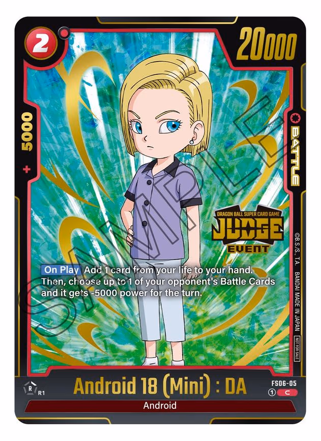 Android 18 (Mini) : DA (Judge Pack (Event Judge) 03)