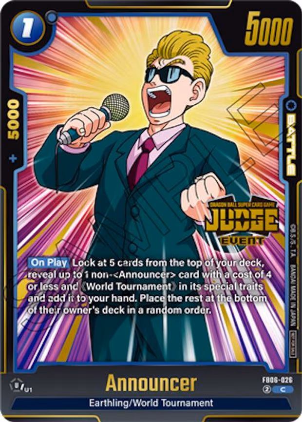 Announcer (Judge Pack (Event Judge) 04)