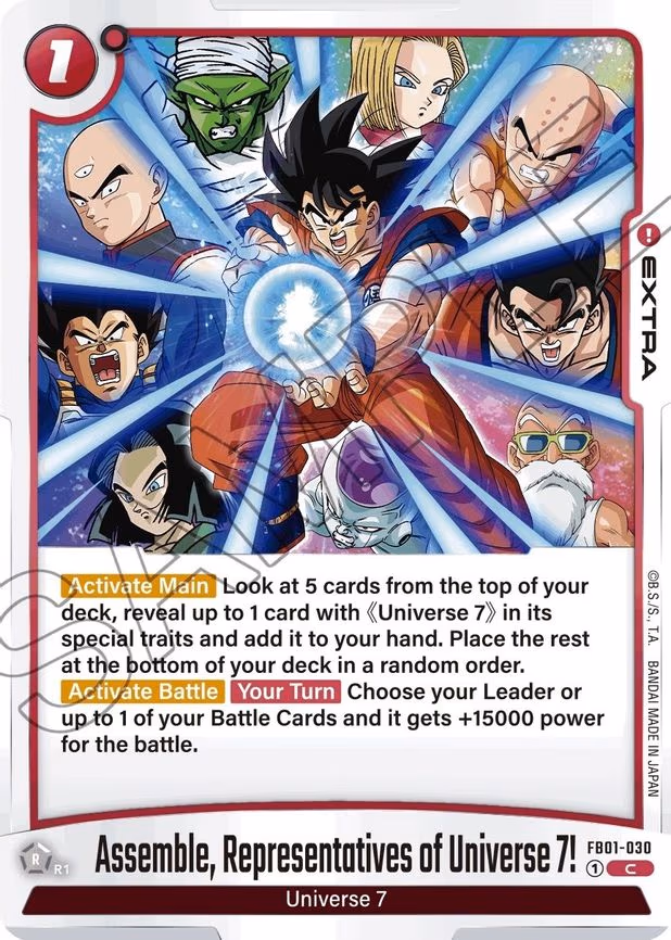 Assemble, Representatives of Universe 7!