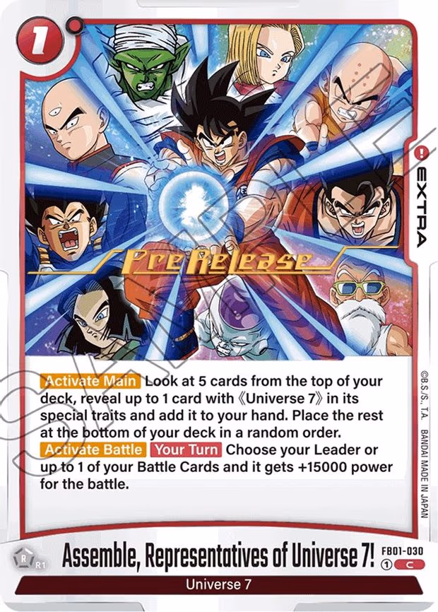 Assemble, Representatives of Universe 7!