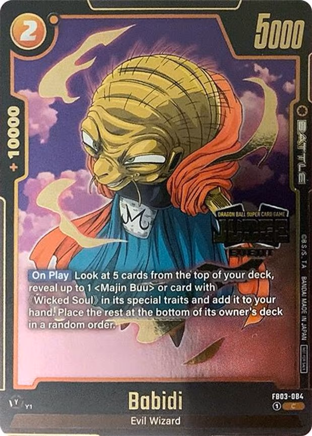 Babidi - FB03-084 (Judge Pack (Event Judge) 02)
