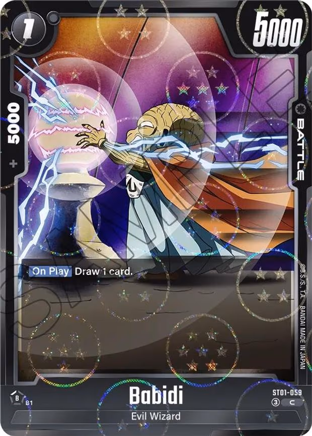 Babidi - ST01-059 (Dragon Ball Pattern) - Common (ST01-059)