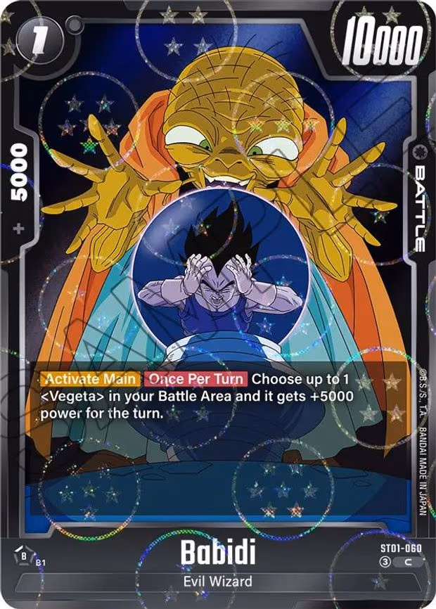Babidi - ST01-060 (Dragon Ball Pattern) - Common (ST01-060)