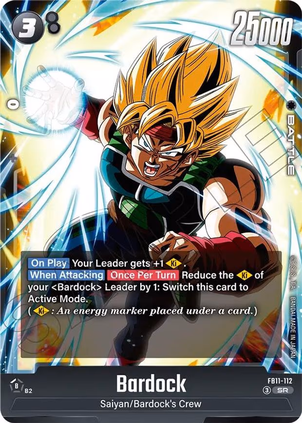 Bardock - Super Rare (FB11-112)